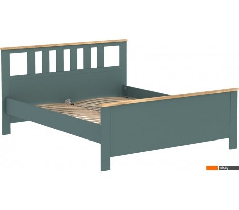  - Кровати Mio Tesoro Сага 160x200 2.08.04.070.16 (темно-бирюзовый/ясень) - Сага 160x200 2.08.04.070.16 (темно-бирюзовый/ясень)