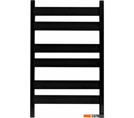  - Полотенцесушители Granula Альфа Квадро 50x80 (терморегулятор, черный матовый) - Альфа Квадро 50x80 (терморегулятор, черный матовый)