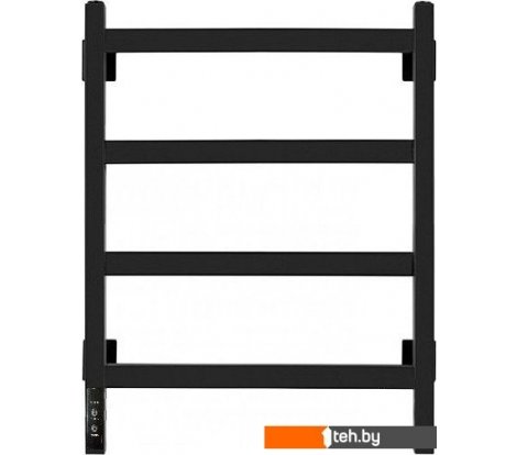  - Полотенцесушители Granula Квадро 40x60 (терморегулятор с таймером слева, черный матовый) - Квадро 40x60 (терморегулятор с таймером слева, черный матовый)