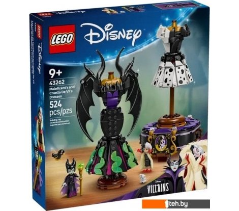  - Конструкторы LEGO Disney Princess Платья Малефисенты и Круэллы Де Виль 43262 - Disney Princess Платья Малефисенты и Круэллы Де Виль 43262