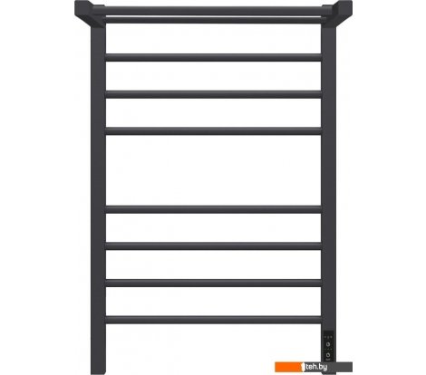  - Полотенцесушители Granula Квадро Сплит 50х80 (с полкой, терморегулятором, черный) - Квадро Сплит 50х80 (с полкой, терморегулятором, черный)