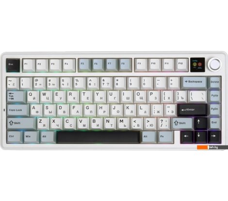  - Клавиатуры AULA F75 Max (белый/синий/черный, Leobog Reaper) - F75 Max (белый/синий/черный, Leobog Reaper)