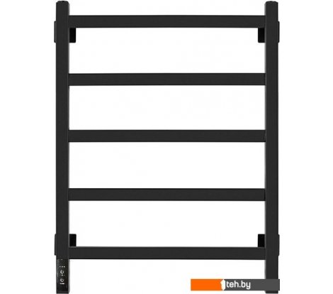  - Полотенцесушители Granula Квадро 50x60 (терморегулятор с таймером слева, черный матовый) - Квадро 50x60 (терморегулятор с таймером слева, черный матовый)