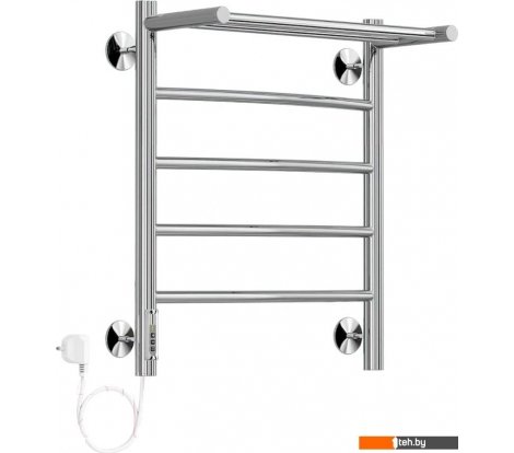  - Полотенцесушители Granula Классик 4 перекладины 50x60 D32 с полкой (терморегулятор с таймером слева) - Классик 4 перекладины 50x60 D32 с полкой (терморегулятор с таймером слева)