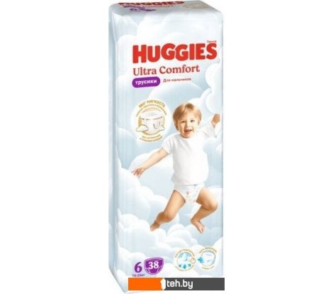  - Детские подгузники Huggies Ultra Comfort Mega 6 Boy (38 шт) - Ultra Comfort Mega 6 Boy (38 шт)