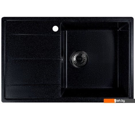  - Кухонные мойки Marblan Magnum R (черный, с сифоном) - Magnum R (черный, с сифоном)