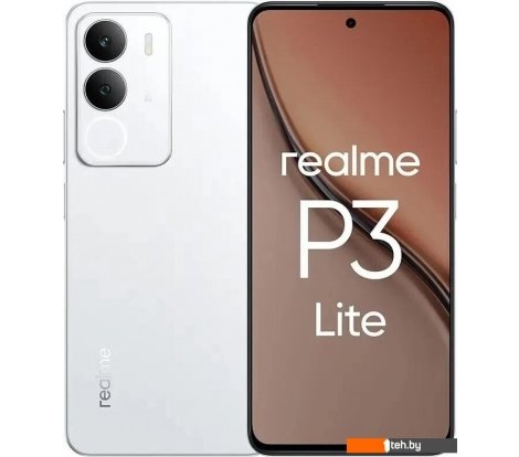  - Мобильные телефоны Realme P3 Lite RMX5300 4GB/128GB международная версия (белое облако) - P3 Lite RMX5300 4GB/128GB международная версия (белое облако)