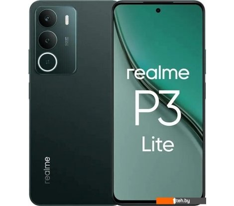  - Мобильные телефоны Realme P3 Lite RMX5300 4GB/128GB международная версия (зеленая сосна) - P3 Lite RMX5300 4GB/128GB международная версия (зеленая сосна)