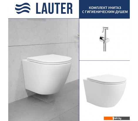  - Унитазы Lauter Vortex 2110830VP + Breez 21GN7071CH - Vortex 2110830VP + Breez 21GN7071CH