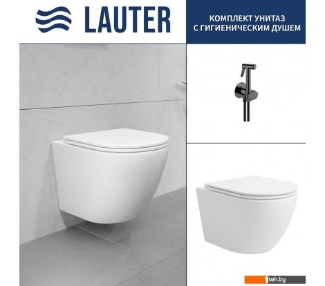  - Унитазы Lauter Vortex 2110830VP + Breez 21GN7072BM - Vortex 2110830VP + Breez 21GN7072BM