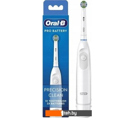  - Электрические зубные щетки и ирригаторы Oral-B Pro Battery Precision Clean DB5.010.1 (белый) - Pro Battery Precision Clean DB5.010.1 (белый)