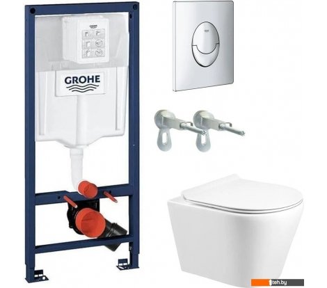  - Унитазы Grado GD-W201T + GROHE Rapid SL 38721001 (с кнопкой смыва) - GD-W201T + GROHE Rapid SL 38721001 (с кнопкой смыва)