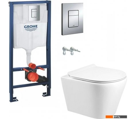  - Унитазы Grado GD-W201T + GROHE Rapid SL 38772001 (с кнопкой смыва) - GD-W201T + GROHE Rapid SL 38772001 (с кнопкой смыва)