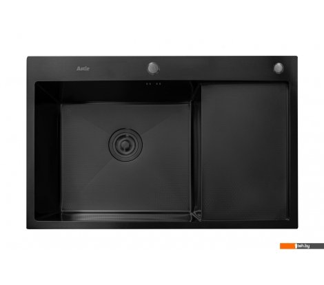  - Кухонные мойки Astir Decor PVD Black C78x51BL (с сифоном, дозатором и коландером) - Decor PVD Black C78x51BL (с сифоном, дозатором и коландером)