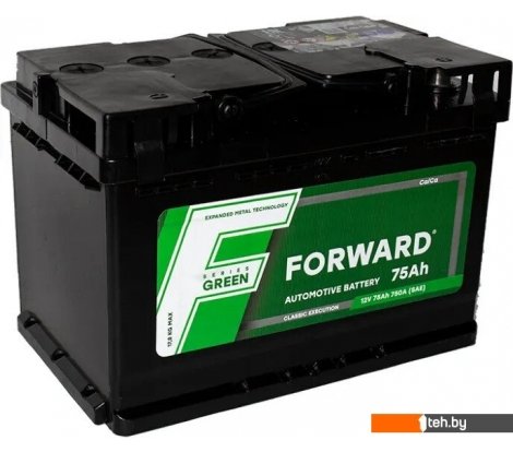  - Автомобильные аккумуляторы Forvard Green R+ (75 А·ч) - Green R+ (75 А·ч)