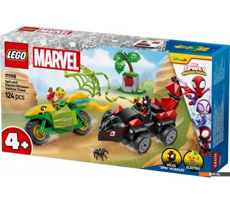  - Конструкторы LEGO Marvel Погоня Диногонщика Спина за Электро 11198 - Marvel Погоня Диногонщика Спина за Электро 11198