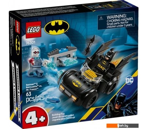  - Конструкторы LEGO Super Heroes Бэтмен на Бэтмобиле против Мистера Фриза 76301 - Super Heroes Бэтмен на Бэтмобиле против Мистера Фриза 76301