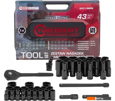  - Наборы инструментов ForceKraft FK-6431-5MPB (62299) - FK-6431-5MPB (62299)