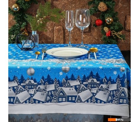  - Предметы сервировки Текстильный городок Полночь ТХбК29118-2/150 (120x150, синий) - Полночь ТХбК29118-2/150 (120x150, синий)