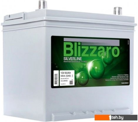  - Автомобильные аккумуляторы Blizzaro Silverline JIS L+ (60 А·ч) - Silverline JIS L+ (60 А·ч)
