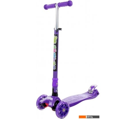  - Самокаты Полесье Со складной ручкой 0072C 94445 (фиолетовый) - Со складной ручкой 0072C 94445 (фиолетовый)