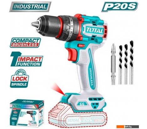  - Шуруповерты, гайковерты, электроотвертки Total TIDLI206681 (без АКБ) - TIDLI206681 (без АКБ)