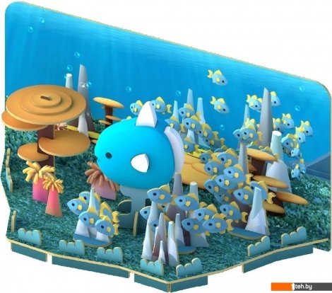  - Конструкторы Halftoys Ocean Луна-рыба с диорамой HO002 - Ocean Луна-рыба с диорамой HO002