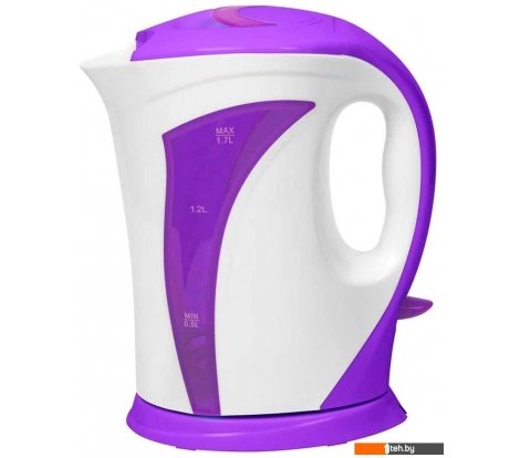  - Электрочайники и термопоты Polly EK-17 (белый/фиолетовый) - EK-17 (белый/фиолетовый)