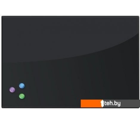  - Офисные доски, флипчарты BRAUBERG стеклянная 40x60 см (черный) - стеклянная 40x60 см (черный)