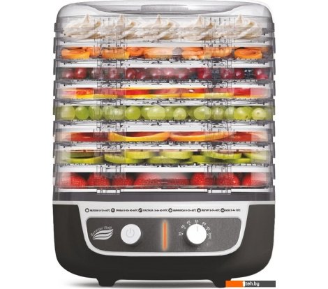  - Сушилки для овощей и фруктов Великие Реки Волга-9 (черный/белый) - Волга-9 (черный/белый)