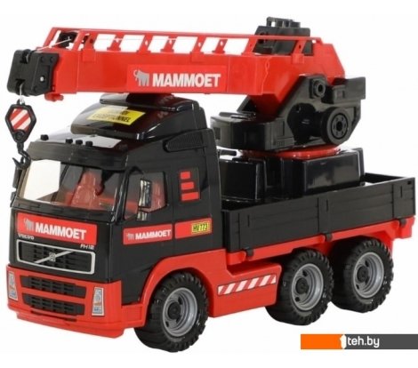  - Игрушечный транспорт Полесье Автомобиль-кран с краном Mammoet Volvo 56979 - Автомобиль-кран с краном Mammoet Volvo 56979