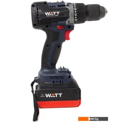  - Шуруповерты, гайковерты, электроотвертки WATT WAS-18 Li-2BL 1.018.090.01 (с 2-мя АКБ, кейс) - WAS-18 Li-2BL 1.018.090.01 (с 2-мя АКБ, кейс)