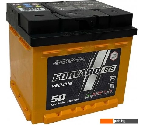  - Автомобильные аккумуляторы Forvard EFB Premium R+ (50 А·ч) - EFB Premium R+ (50 А·ч)
