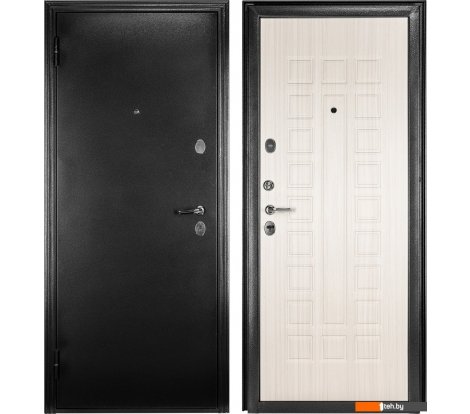  - Металлические двери Guard MG60 МДФ 97х205 левая (черное серебро/белый ясень) - MG60 МДФ 97х205 левая (черное серебро/белый ясень)