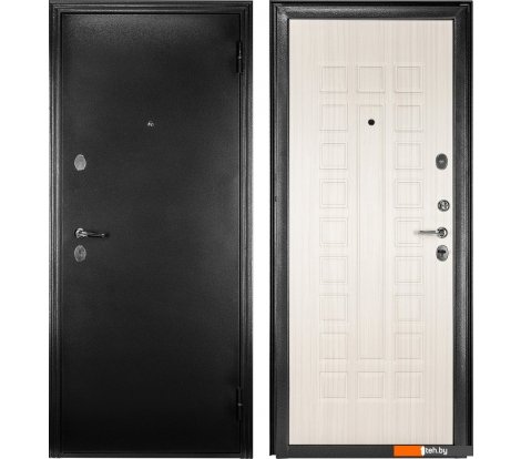  - Металлические двери Guard MG60 МДФ 97х205 правая (черное серебро/белый ясень) - MG60 МДФ 97х205 правая (черное серебро/белый ясень)