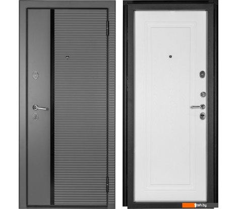  - Металлические двери Guard MG60 МДФ/МДФ 87х205 правая (серый/белый ясень) - MG60 МДФ/МДФ 87х205 правая (серый/белый ясень)