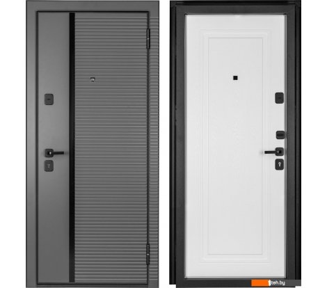  - Металлические двери Guard MG75 МДФ/МДФ 87х205 правая (серый/белый ясень) - MG75 МДФ/МДФ 87х205 правая (серый/белый ясень)