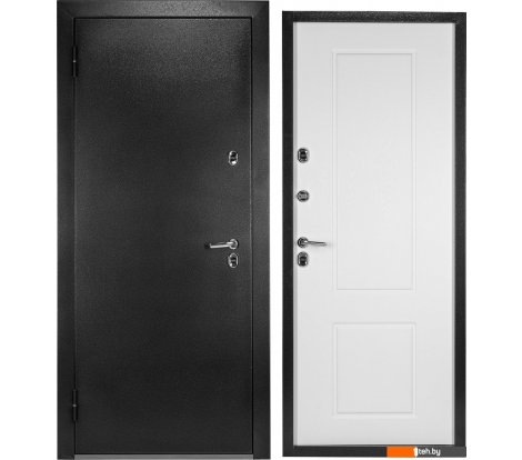  - Металлические двери Guard Термо MG109 96x205 левая (черное серебро/белый ясень) - Термо MG109 96x205 левая (черное серебро/белый ясень)