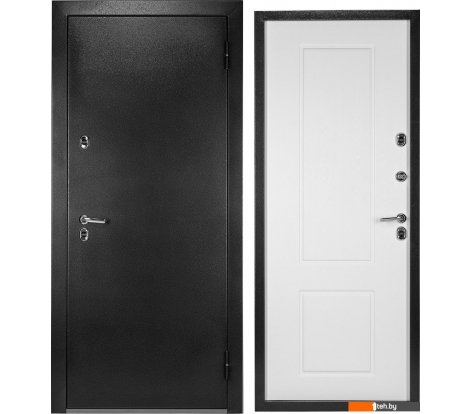  - Металлические двери Guard Термо MG109 96x205 правая (черное серебро/белый ясень) - Термо MG109 96x205 правая (черное серебро/белый ясень)