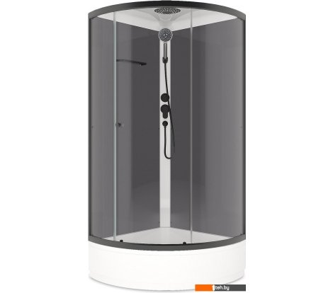  - Душевые кабины Domani-Spa Simple 99 Mid 90x90 DS01Sm99MGrCl00.Gt-V1.2-Black - Simple 99 Mid 90x90 DS01Sm99MGrCl00.Gt-V1.2-Black