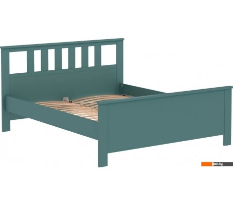  - Кровати Mio Tesoro Сага 140x200 2.08.04.060.16 (темно-бирюзовый/ясень) - Сага 140x200 2.08.04.060.16 (темно-бирюзовый/ясень)