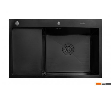  - Кухонные мойки Astir Decor PVD Black C78x51BR (с сифоном, дозатором и коландером) - Decor PVD Black C78x51BR (с сифоном, дозатором и коландером)