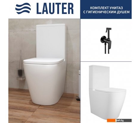  - Унитазы Lauter Vortex 2110012VF + гигиенический душ Daze 21GN3132BM - Vortex 2110012VF + гигиенический душ Daze 21GN3132BM