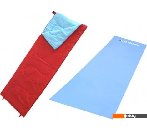  - Спальные мешки Sundays ZC-SB001 (красный, с туристическим ковриком 0.8 см синий) - ZC-SB001 (красный, с туристическим ковриком 0.8 см синий)