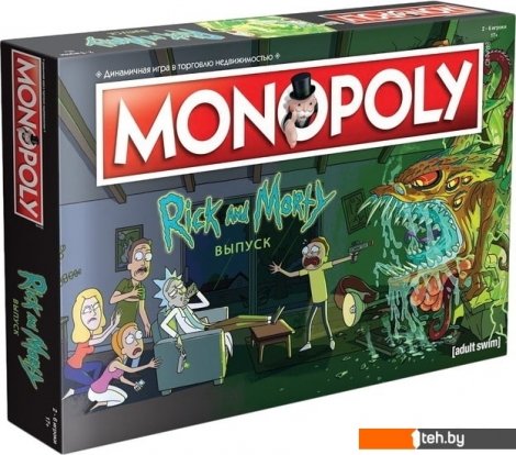  - Настольные игры Мир Хобби Монополия. Рик и Морти - Монополия. Рик и Морти