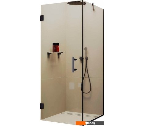  - Душевые кабины MaybahGlass MGY-1304-6 (бесцветное стекло/черный) - MGY-1304-6 (бесцветное стекло/черный)