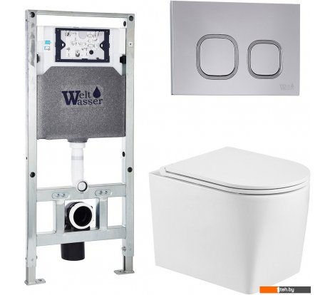  - Унитазы WeltWasser Amberg 506 ST + Nesenbach 004 GL-WT + Amberg RD-CR - Amberg 506 ST + Nesenbach 004 GL-WT + Amberg RD-CR