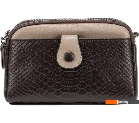  - Женские и мужские сумки Poshete 886-88085K-DBC (коричневый) - 886-88085K-DBC (коричневый)