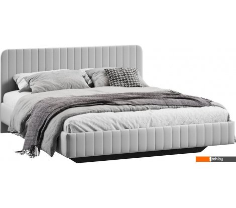  - Кровати Трия Шелли 180x200 Тип 1 (велюр Confetti Silver) - Шелли 180x200 Тип 1 (велюр Confetti Silver)