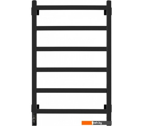  - Полотенцесушители Granula Квадро 50x80 (терморегулятор с таймером слева, черный матовый) - Квадро 50x80 (терморегулятор с таймером слева, черный матовый)